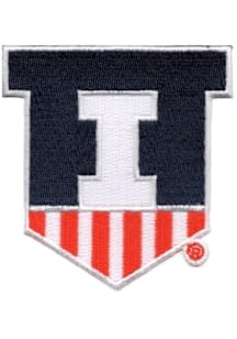 Jardine Orange Illinois Fighting Illini 3&quot; Mascot Logo Patch