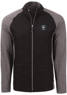 Cutter and Buck Houston Astros Mens Black Mono Adapt Eco Medium Weight Jacket
