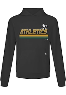 Levelwear Oakland Athletics Mens Black Relay Breaker Hood