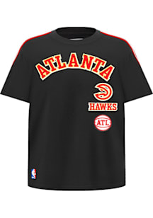 Pro Standard Atlanta Hawks Youth Black Retro Classics Short Sleeve T-Shirt