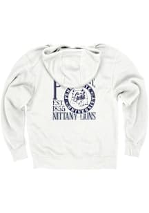 Blue 84 Penn State Nittany Lions Mens White First Dibs Long Sleeve Hoodie