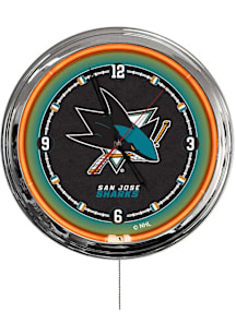 San Jose Sharks Multi Color LED Wall Clock