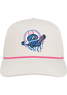 Jersey Shore BlueClaws Caddy 5-Panel Rope Adjustable Hat - White