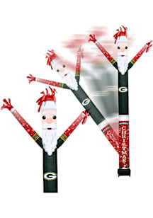 Green Bay Packers Green Outdoor Inflatable Santa Crazy Sport Fan