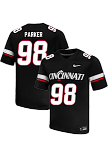 Marquaze Parker Nike Mens Black Cincinnati Bearcats NIL Name And Number Football Jersey