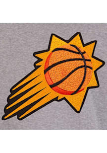 Phoenix Suns Mens Grey Reversible Fleece Medium Weight Jacket