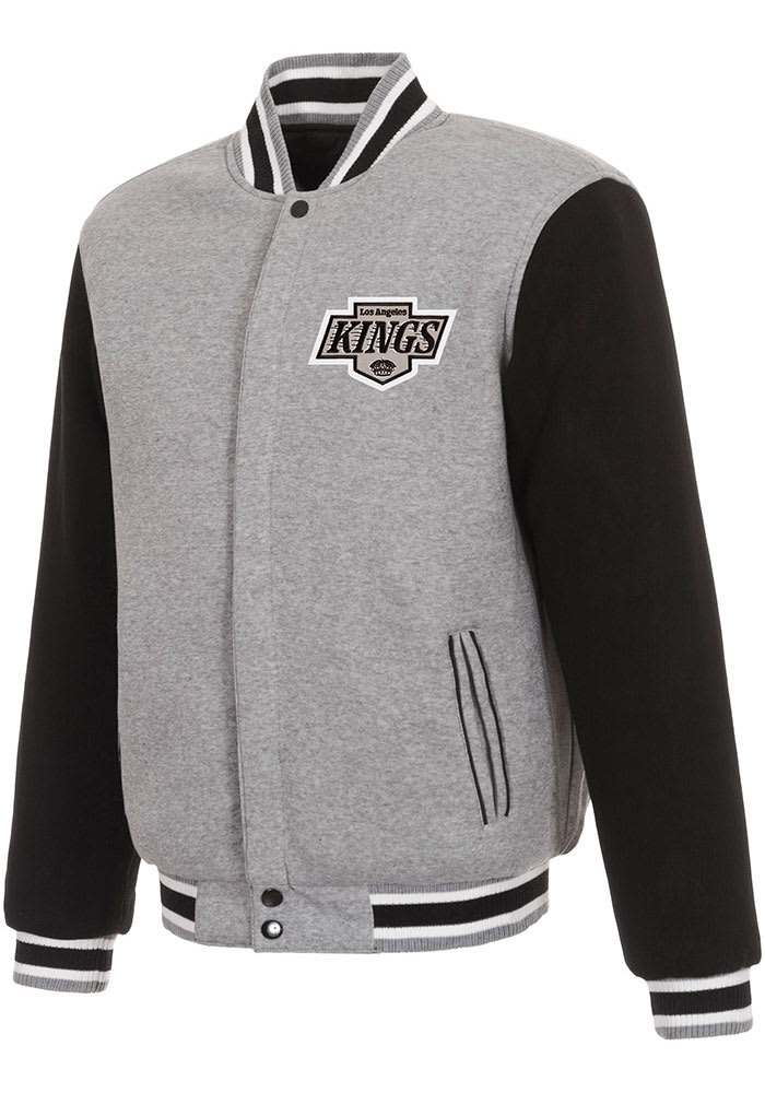 Los Angeles Kings ジャケット グレー mens-black-los-angeles-kings-