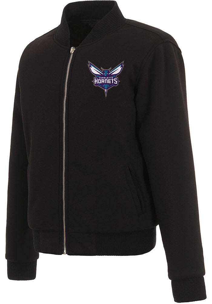 Charlotte Hornets Antigua Generation Quarter-Zip Pullover Jacket - Charcoal