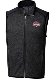 Mens Ohio State Buckeyes Charcoal Cutter and Buck 2024 Football National Champion Mainsail Vest