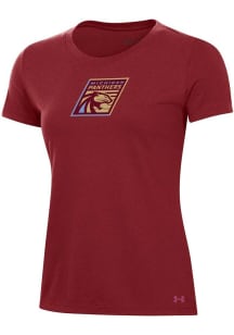Under Armour Michigan Panthers Womens Maroon Performance Short Sleeve T-Shirt
