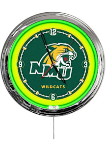 Northern Michigan Wildcats Multi Color LED Wall Clock
