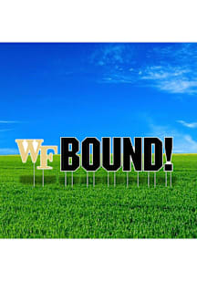 Wake Forest Demon Deacons Large Bound Yard Sign - Black