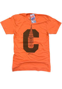 GV Art + Design Cleveland Orange C Terminal Short Sleeve T Shirt