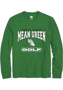 Rally North Texas Mean Green Kelly Green Golf Long Sleeve T Shirt