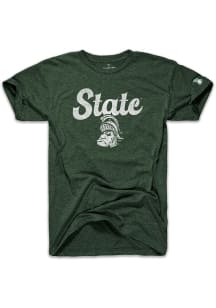 The Mitten State Michigan State Spartans Green Spartan State Short Sleeve Fashion T Shirt
