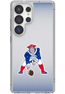 New England Patriots Historic Linen Galaxy Clear Phone Cover