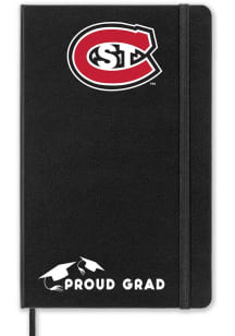 St Cloud State Huskies Proud Grad team logo Notebook and Folder - Black