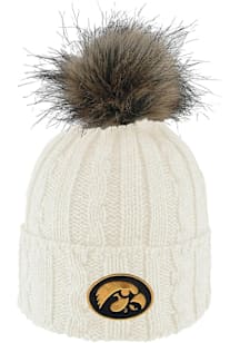 LogoFit Iowa Hawkeyes White Alps Womens Knit Hat
