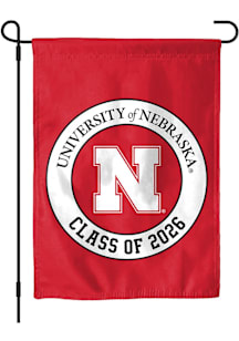 Nebraska Cornhuskers Class of 2026 Garden Flag - Red