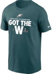 Nike Philadelphia Eagles Teal 2024 Super Bowl Champions Parade Short Sleeve T Shirt
