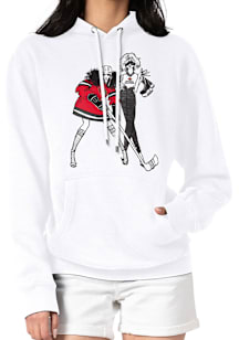 4Her Ottawa Senators Womens White Hockey Girls Hooded Sweatshirt