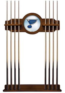 St Louis Blues Solid Wood Cue Rack Pool Table