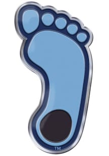 North Carolina Tar Heels Foot Embossed Car Emblem - Light Blue