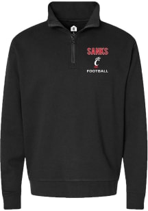 Jiquan Sanks Mens Rally  Cincinnati Bearcats NIL Embroidered Qtr Zip Pullover