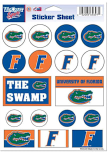 Florida Gators 5x7 Sheet Stickers - Blue