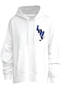 Indianapolis Womens White Moonbeam Hooded Sweatshirt