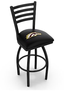 Western Michigan Broncos High Back Swivel Pub Stool - Black
