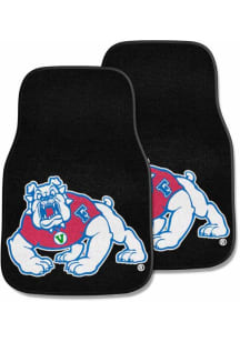 Sports Licensing Solutions Fresno State Bulldogs Logo Car Mat - Black