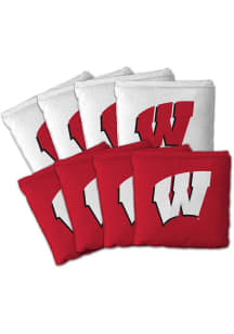 Red Wisconsin Badgers 8pk Corn Hole Bags