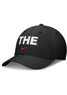 Ohio State Buckeyes Nike THE Rise Swooshflex Flex Hat - Black