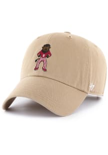 47 Khaki Indiana Hoosiers Bison Clean Up Adjustable Hat