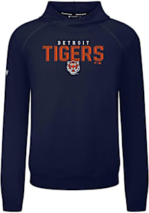 Levelwear Detroit Tigers Navy Blue Mandate Carve Long Sleeve T Shirt