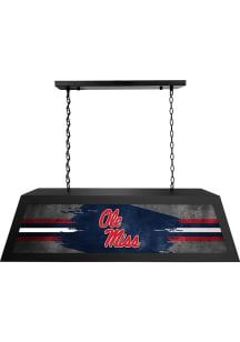 Ole Miss Rebels Long Black Billiard Lamp