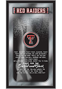 Texas Tech Red Raiders Fight Song Hanging Back Bar Mirror