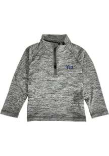 Toddler Grey Pitt Panthers Matthew Long Sleeve Qtr Zip
