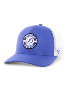 47 Tampa Bay Lightning Mens Blue Wheeler Trophy Flex Hat