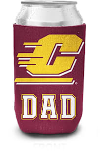Central Michigan Chippewas Dad Coolie - Maroon