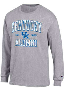 Champion Kentucky Wildcats Grey Est Alumni Jersey Long Sleeve T Shirt