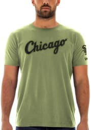 New Era Chicago White Sox Olive Armed Forces Day Brushed Short Sleeve T Shirt