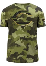 New Era Cincinnati Reds Green Armed Forces Day Camo Short Sleeve T Shirt