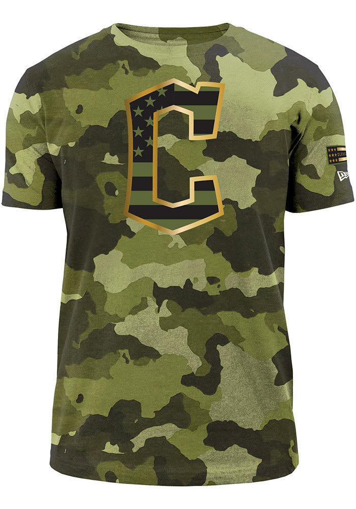 MLB Cleveland Guardians Custom Name Number Hunting Camouflage T-Shirt