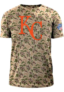 New Era Kansas City Royals Green Duck Camo Short Sleeve T Shirt
