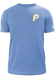 New Era Philadelphia Phillies Light Blue Tonal 2 Tone Short Sleeve T Shirt
