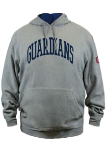 New Era Cleveland Guardians Mens Grey Fleece Pullover Hoodie Big and Tall Hooded Sweatshirt