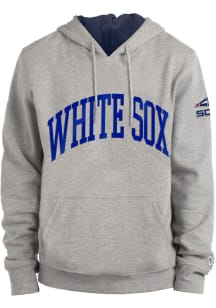 New Era Chicago White Sox Mens Grey Fleece Pullover Hoodie Long Sleeve Hoodie