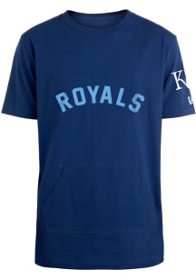 New Era Kansas City Royals Blue Heavy Cotton SS Short Sleeve Fashion T Shirt